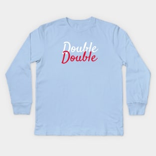 Tim Hortons Double Double Coffee Kids Long Sleeve T-Shirt